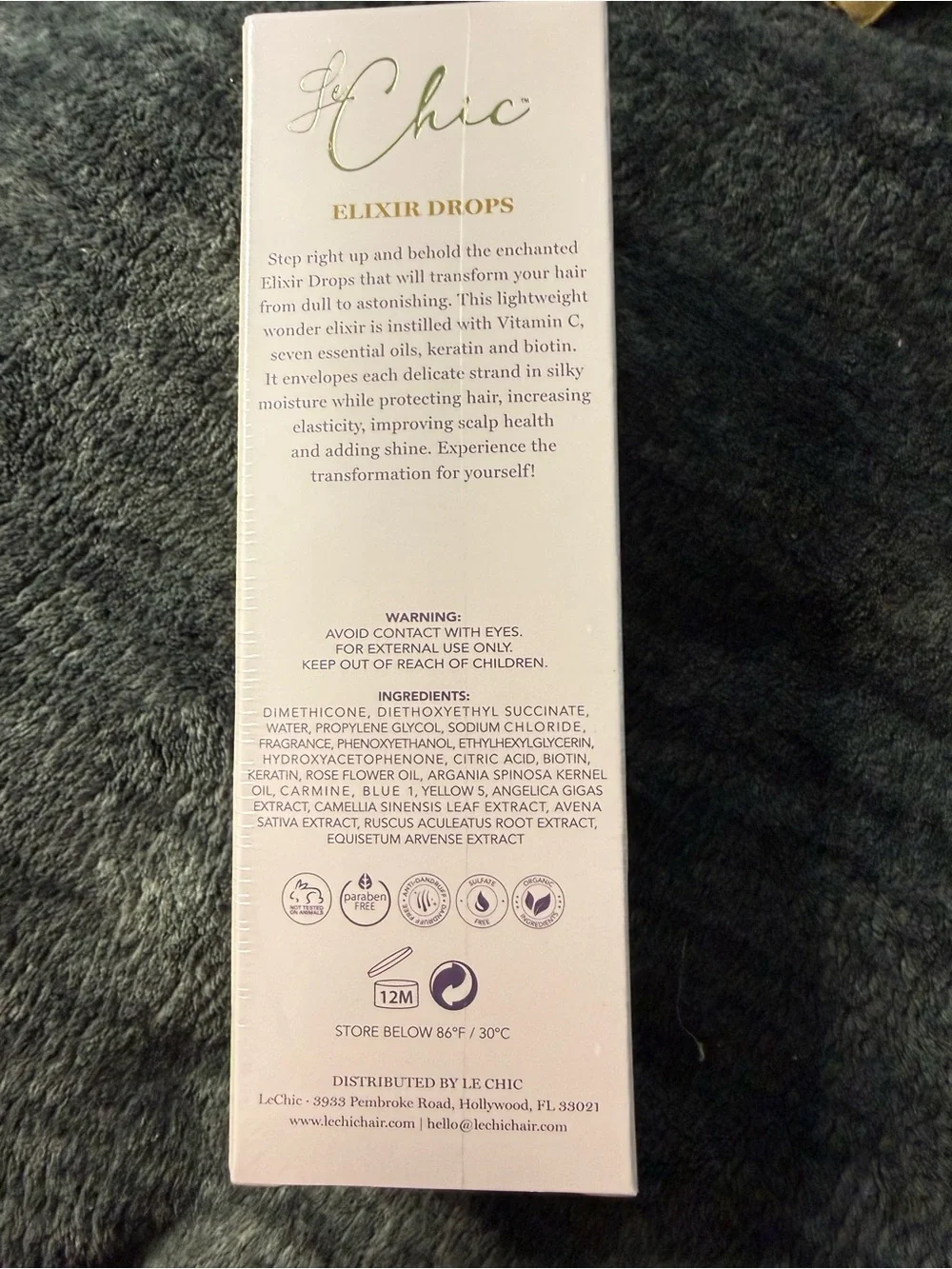 Chic Elixir Drops Argan & Rose Oil for hair - 100ml